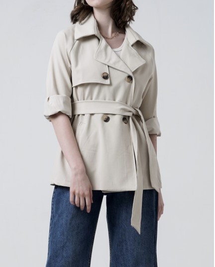 Boston Trench Coat Ivory